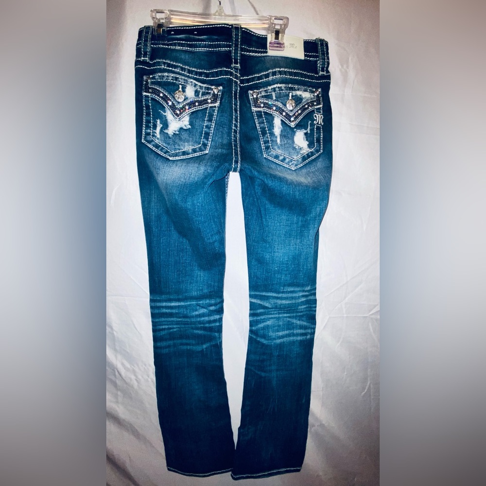 Miss Me Low Rise Slim Boot Cut Jeans